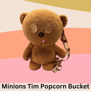 Universal Studios Japan Tim Teddy Bear Popcorn Bucket 2024